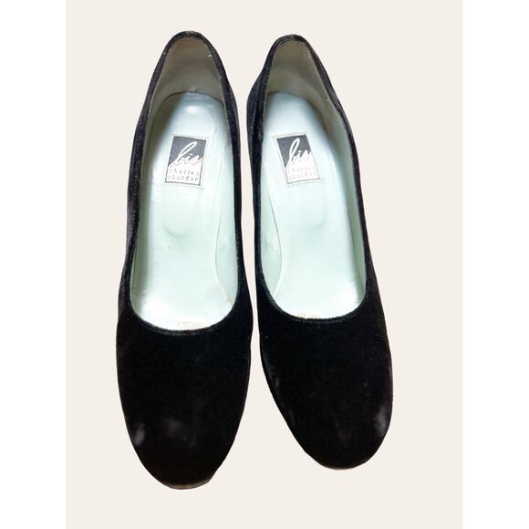 Charles Jourdan Velvet Pump Heels Size 7.5 - Picture 2 of 8
